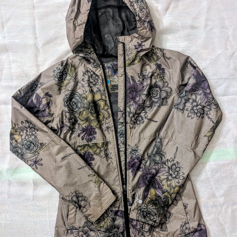 Floral Hooded Women's Jacket